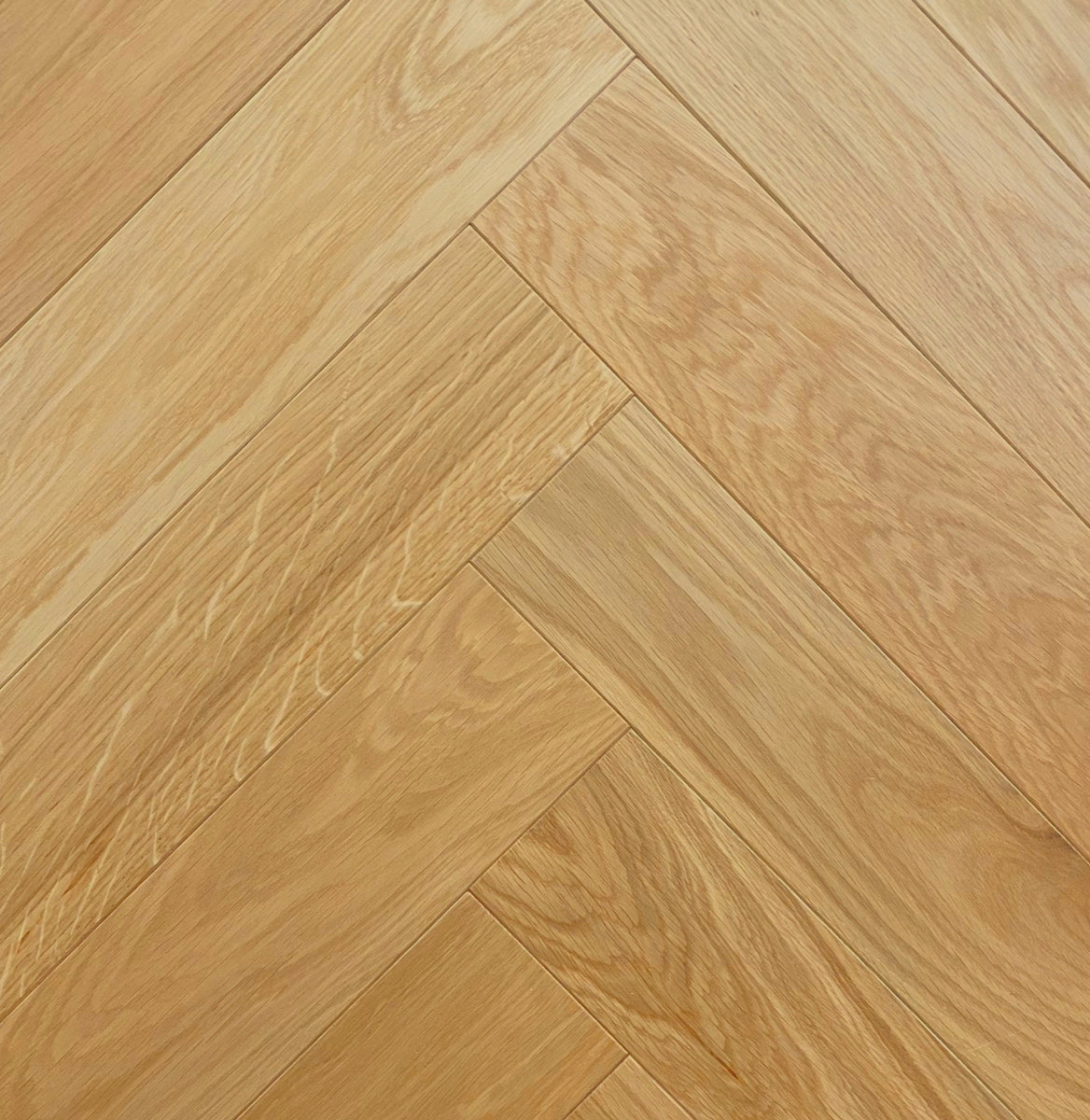 Staki Natural Herringbone Rustic LED Oil Wooden Floors UK