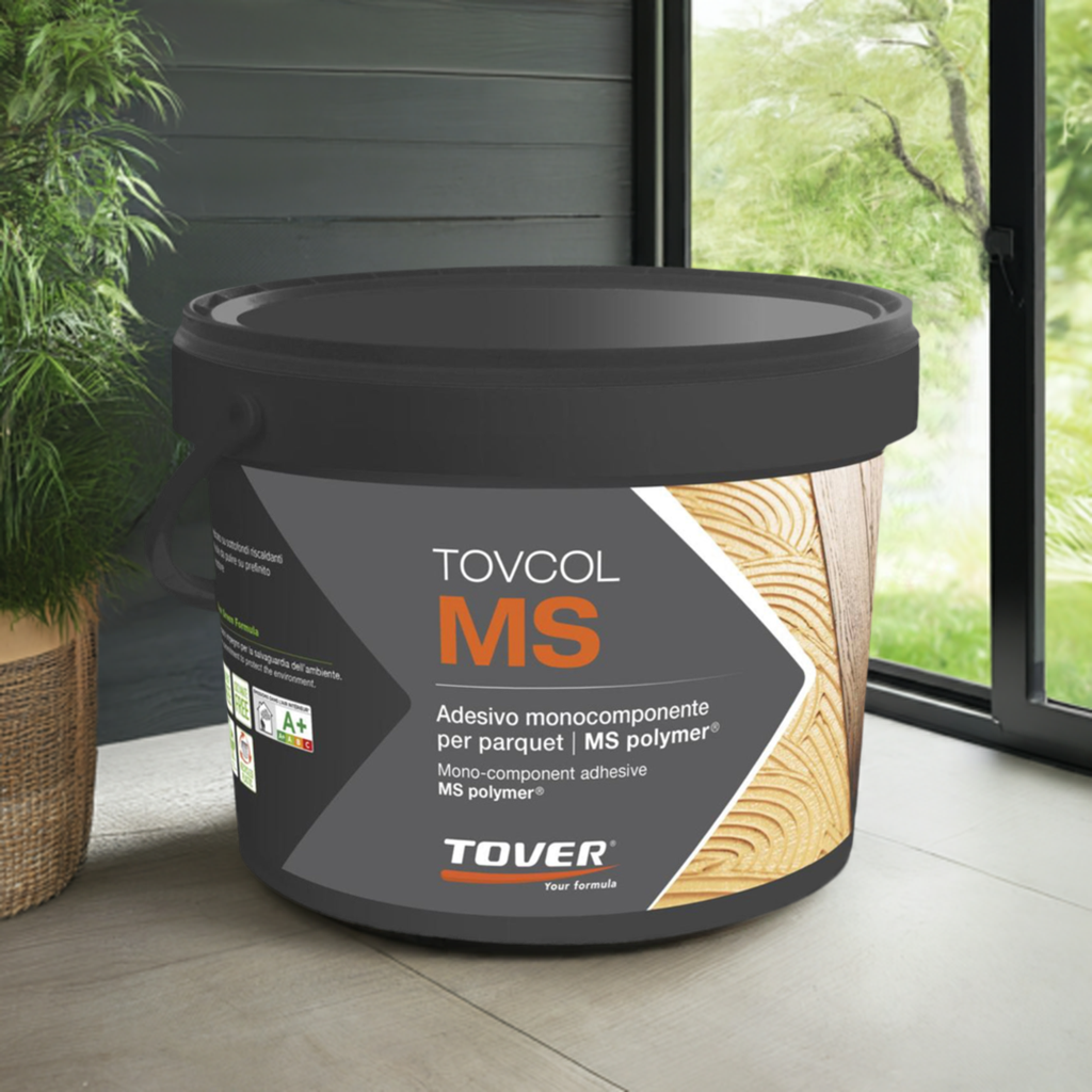 Tovcol MS floor Adhesive for solid and engineered wood 15kg tub